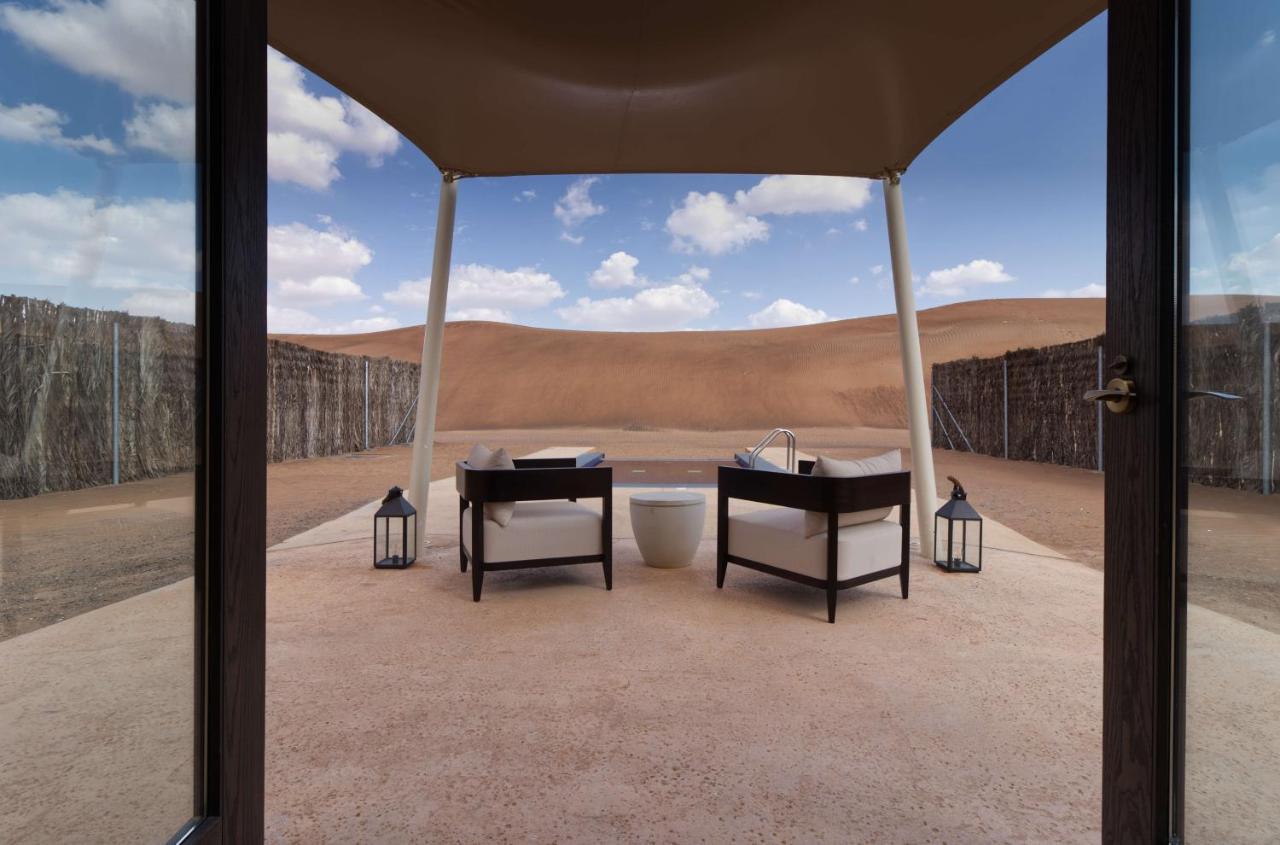 Al Badayer Retreat By Sharjah Collection Hotel Margham Ngoại thất bức ảnh The view from a suite at the Al Maha Desert Resort